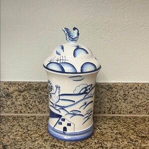 Vintage California Pantry Ceramic Farmhouse Canister